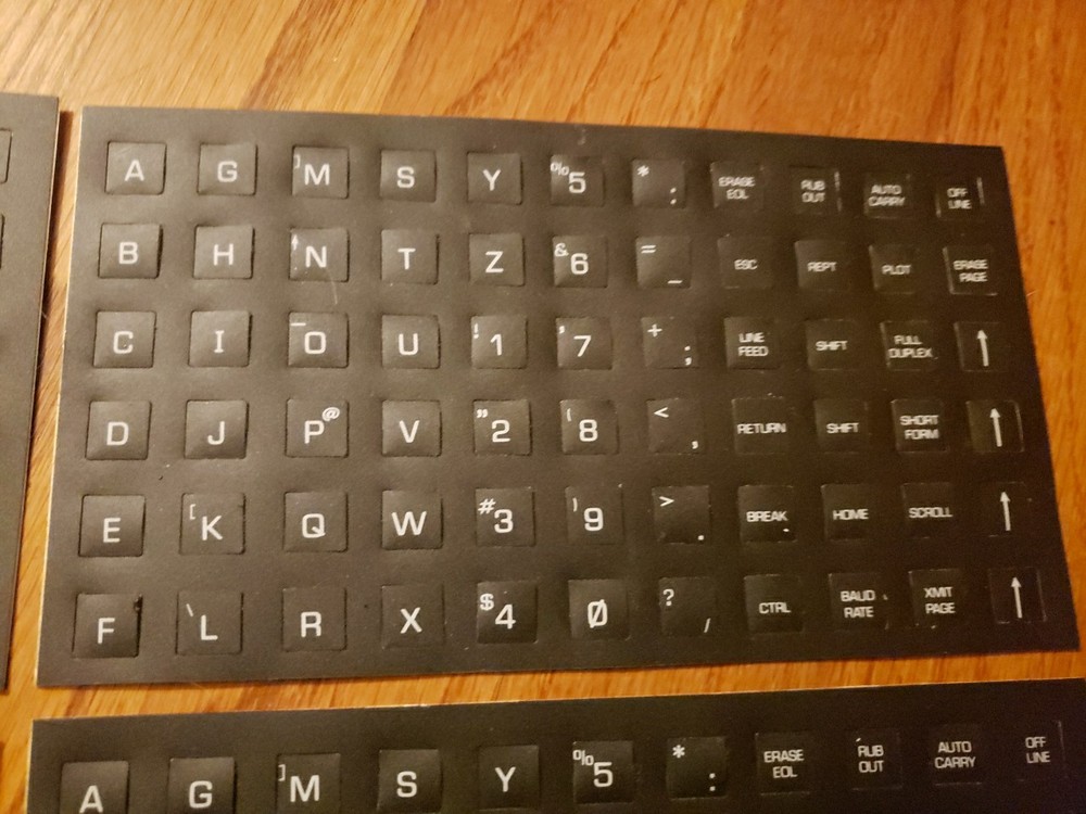 ONE New Heathkit NOS Keyboard Label