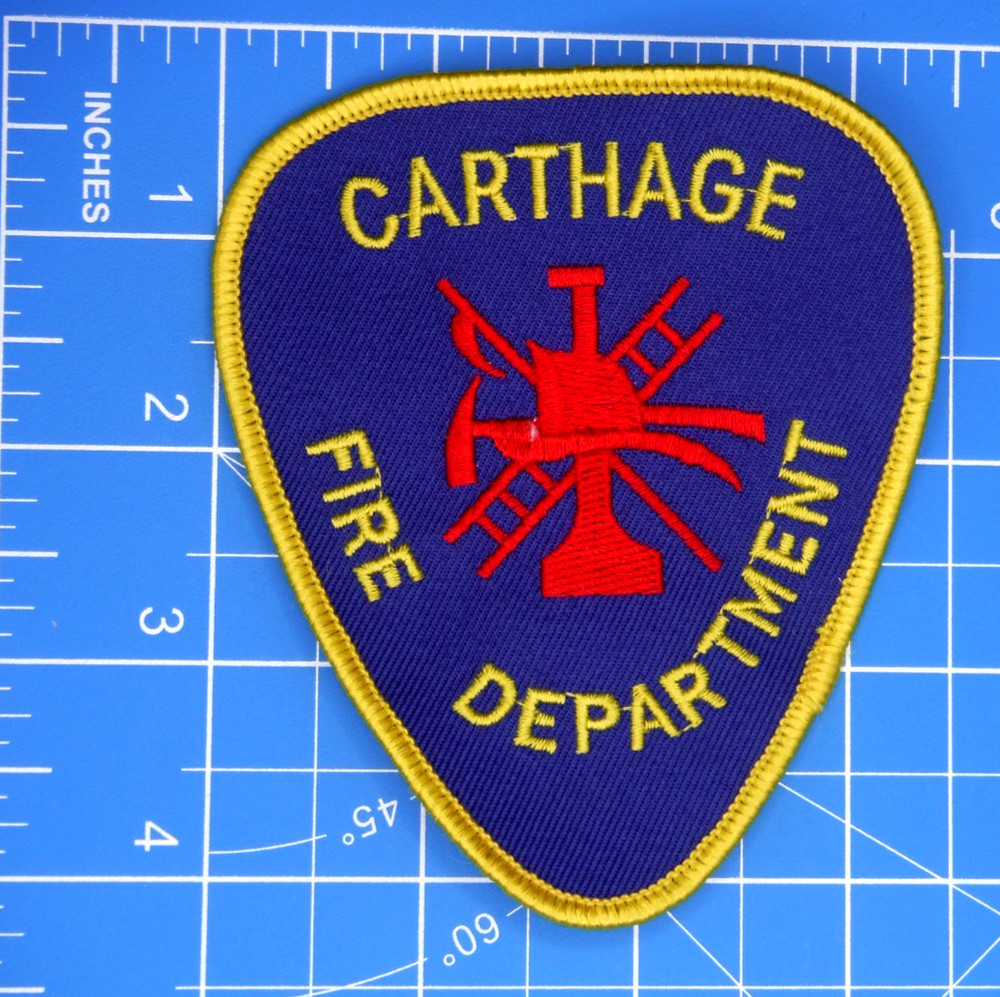 CarthageTexas Fire Dept patch-Bin A