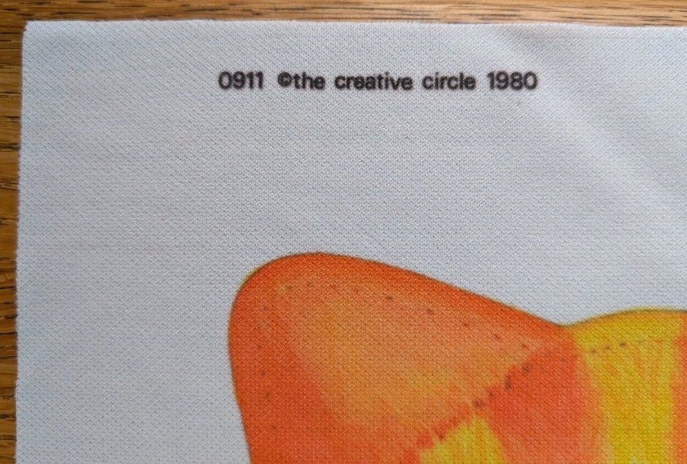 Vintage 1979 Creative Circle Learn To Sew Kit Stuffed KITTEN Pillow 12" Pattern