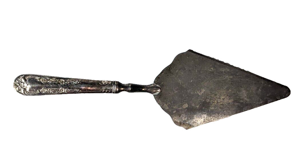 vintage Silverplate and Stainless Steel Ornate Cake Server