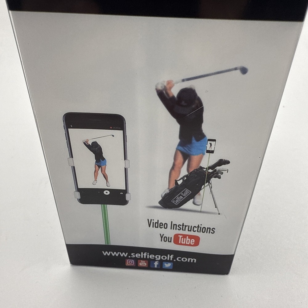 SelfieGOLF Record Golf Swing - Cell Phone Holder Golf Analyzer Accessories