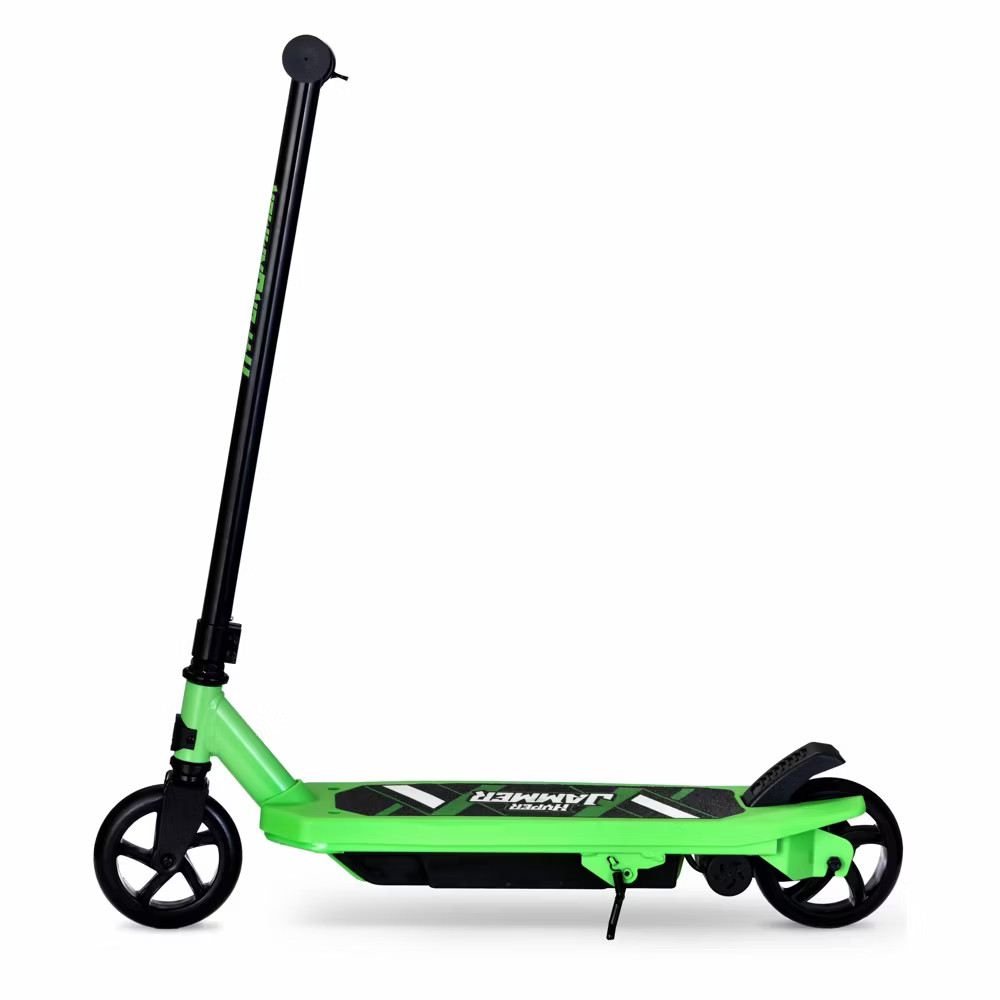 Hyper Kids Electric Scooter Speed LED Lights Jammer 12 Volt Battery Green