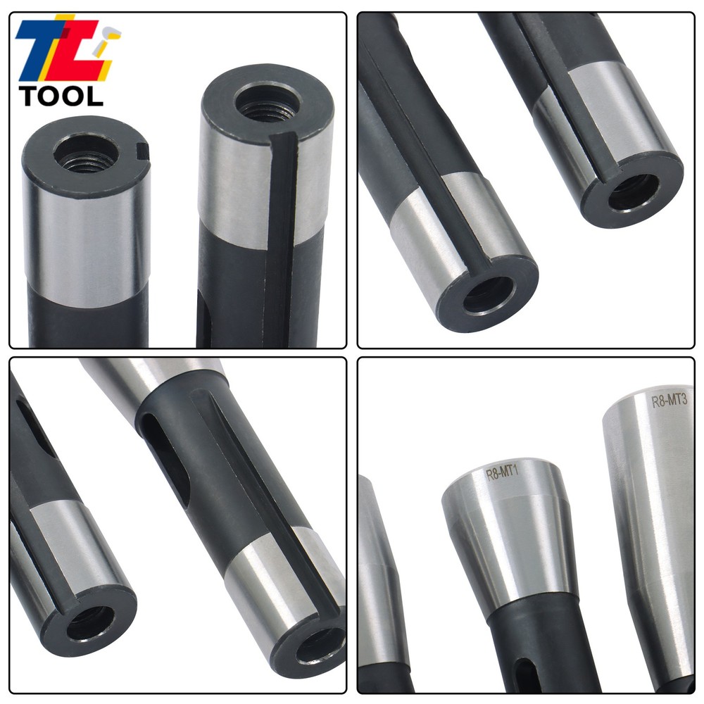 R8 Shank Quick Change Adapters 1MT 2MT 3MT Machining Set