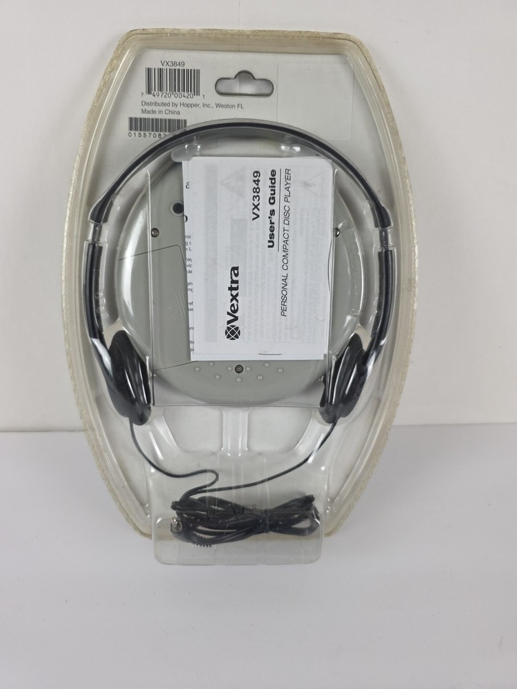 Vintage Vextra CD Player NEW/SEALED Programmable Memory Silver