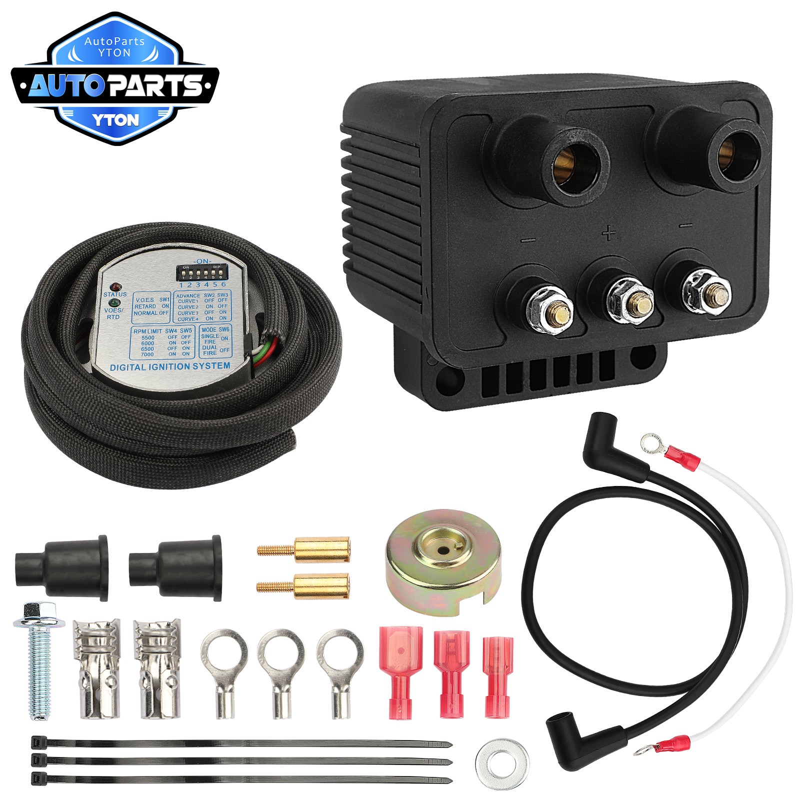 53-660 Ultima Single Fire Programmable Ignition Kit For Harley Big Twin Evo XL