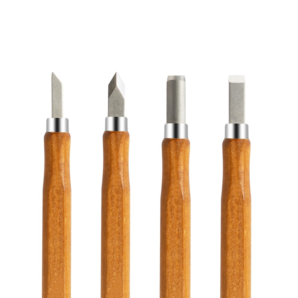 12-Piece Wood Carving Tools Kit Hand Chisel Tool Set Woodworking Gouges Steel