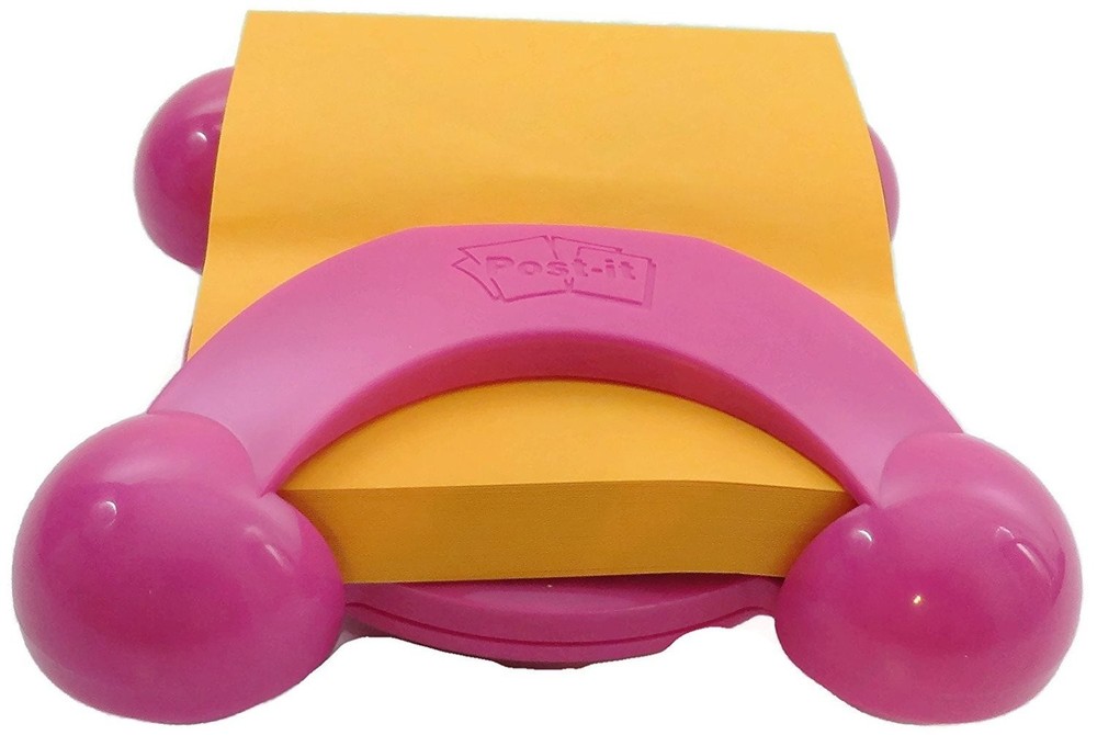 Post-it Pop-up Notes Dispenser for 3 x 3-Inch Notes, Pink with Notes from The...