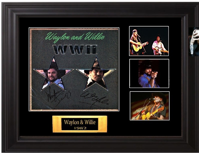 Waylon & Willie Signed LP