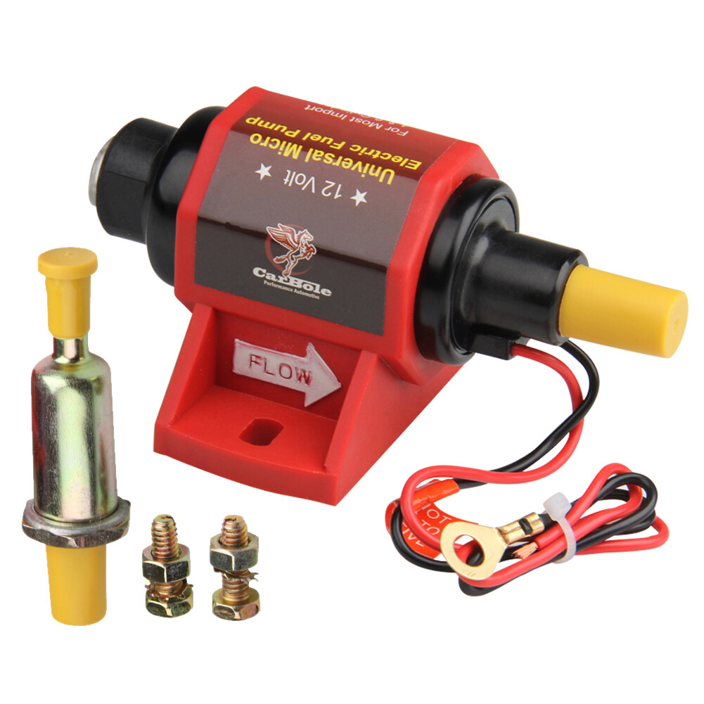 2-3 PSI 28 GPH Low Pressure Electric Inline Fuel Pump Carburetor Gas Universal