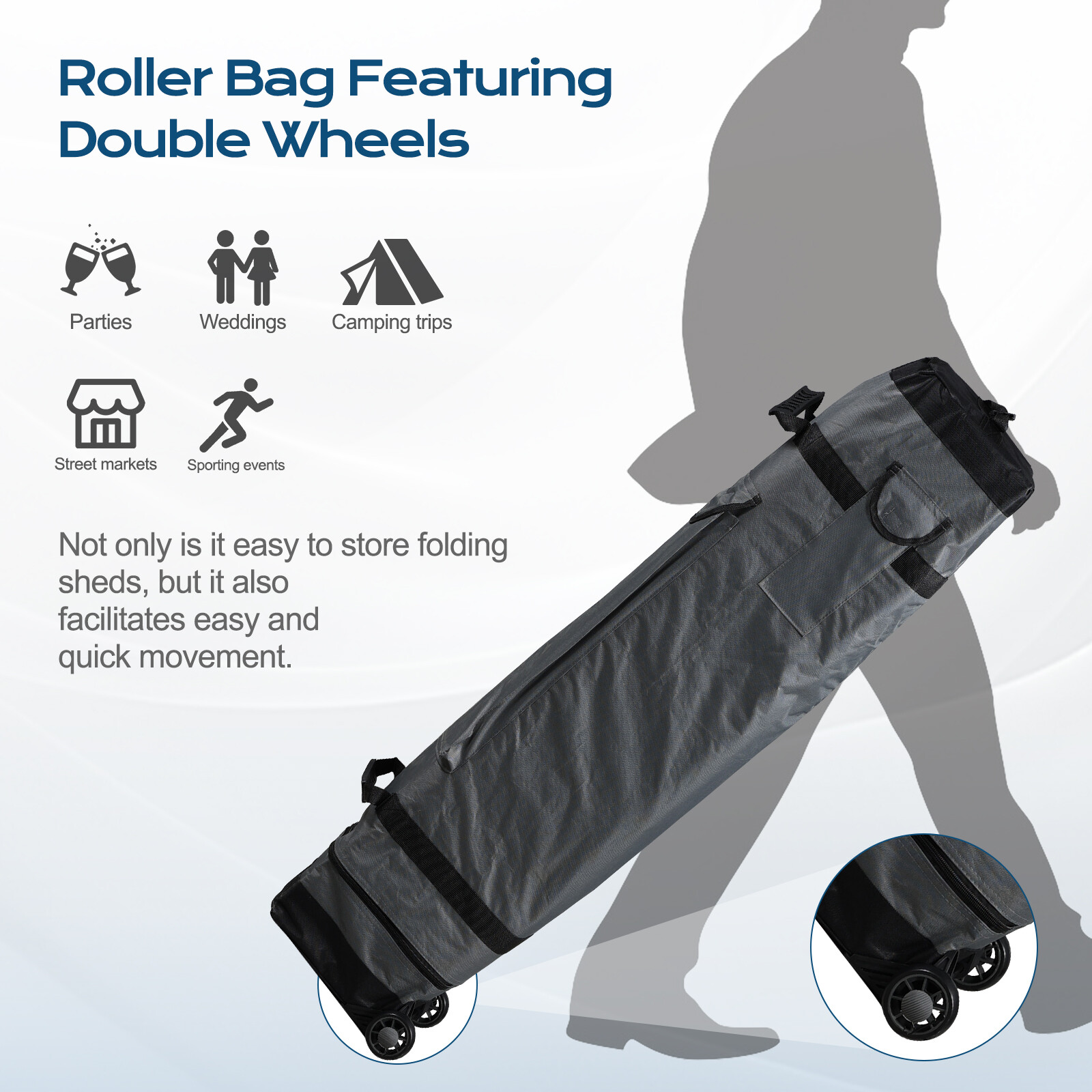 12'x12' Commercial Pop UP Canopy Heavy Duty Party Tent Folding Waterproof Gazebo