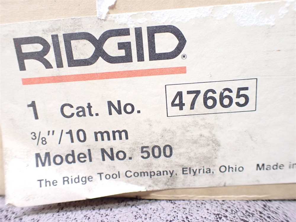 Ridgid 47665 3/8" Model 500 Pipe Threading Die Head (O23)