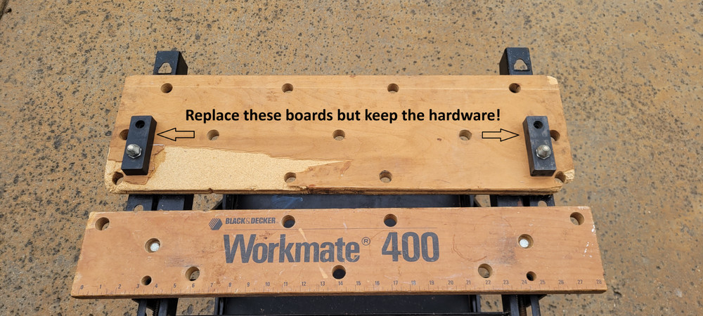 Black & Decker Workmate 400 - Replacement Boards (Custom Made To Order)