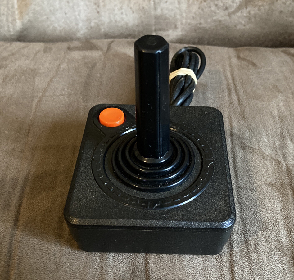 Official Atari 2600 Joystick Controller! Works Great! Fast Shipping! Authentic!