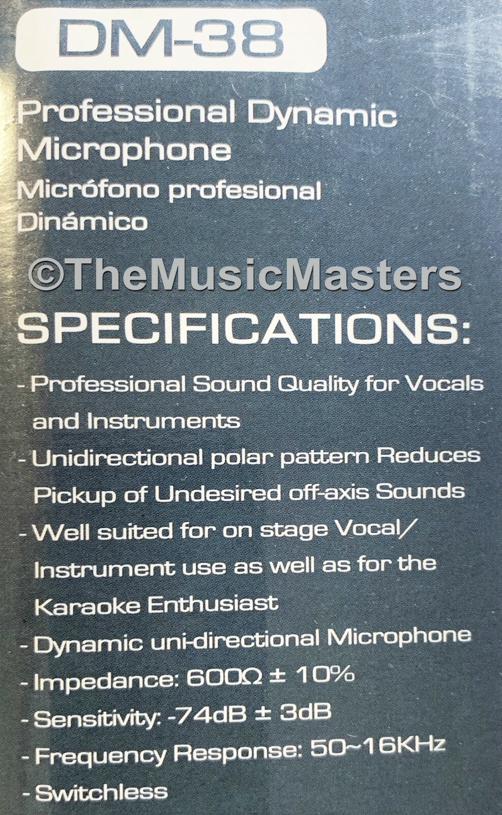 Professional Dynamic Handheld DJ Karaoke MICROPHONE w/Case XLR to 1/4" Cable