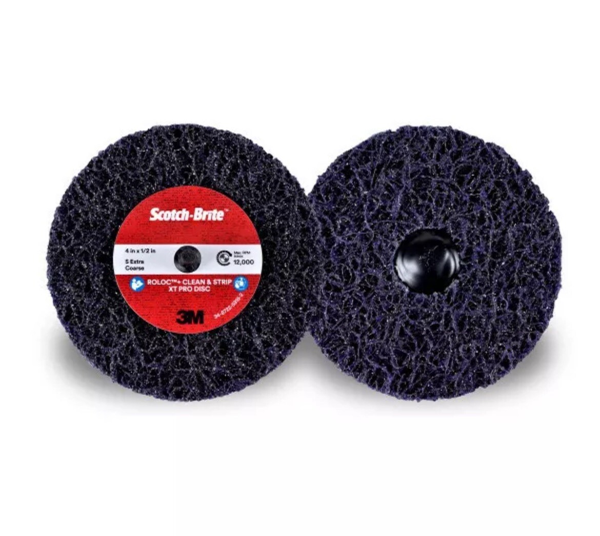 3M 21552 Clean and Strip XT Disc 4” Replaces 07470 7470 Rust Metal Repair QTY 10
