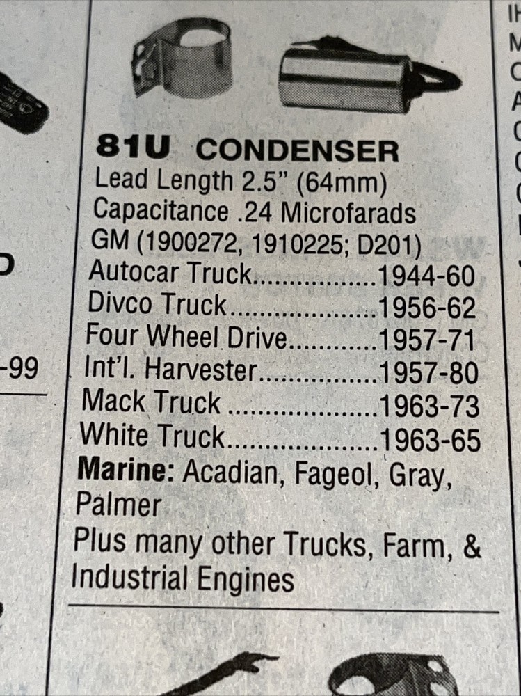 Condenser Kemparts 81U