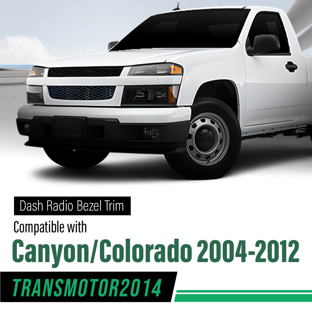 Fit For 2004-2012 Chevy Colorado GMC Canyon Center Dash Radio Vent Bezel Gray