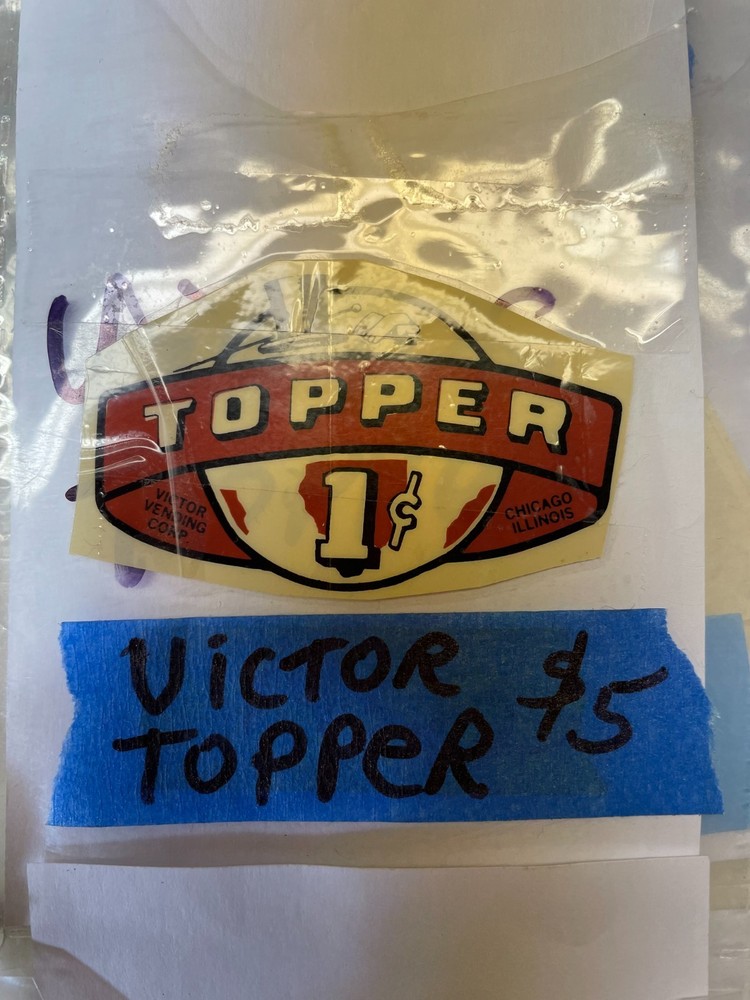 1 Cent Victor Topper sticker