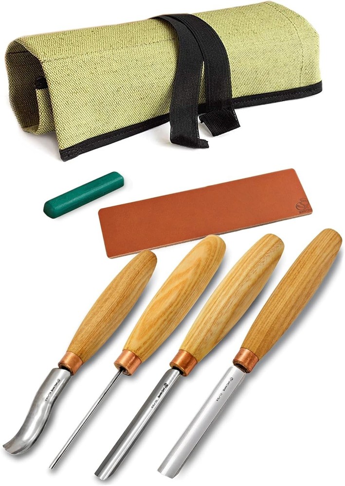 BeaverCraft Wood Carving Gouges Chisels Kit Set SC01