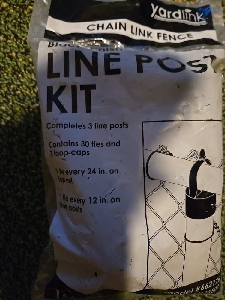 yard link line post kit #662176 Black 1-5/8"