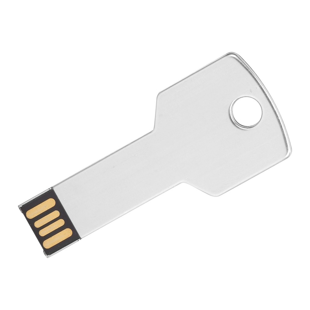 Cool Key Shape USB Flash Drive For Fast File Storage In Computer Silver