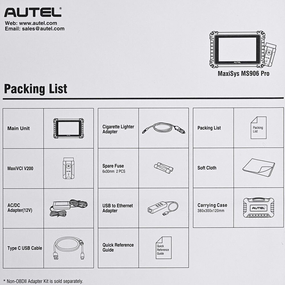 2025 Autel MaxiSYS MS906 Pro ECU Coding Full System Diagnostic Scanner MK906 PRO