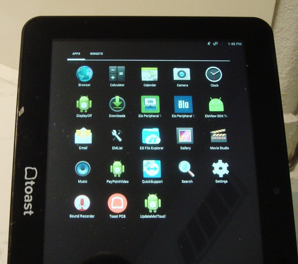 TOAST POS MSM8960 Elo System Workstation Tablet touchscreen