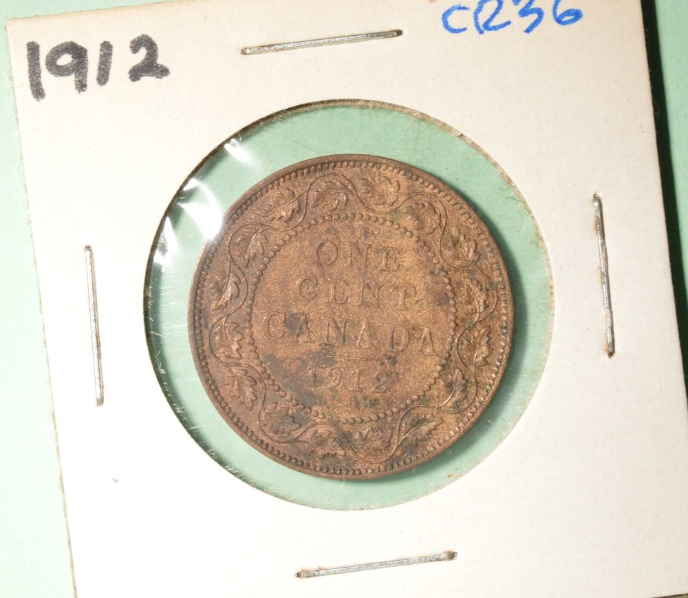 1912 - Canada Large Cent - INV#CR-36