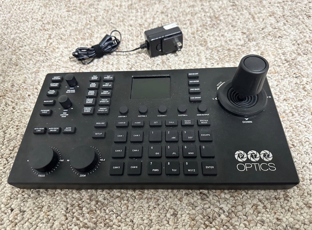 PTZOptics SuperJoy IP & Serial PTZ Camera Joystick Controller PT-SUPERJOY-G1 PoE