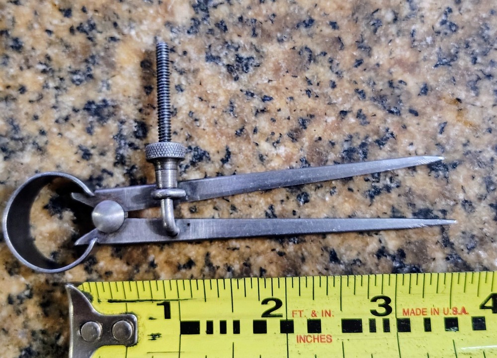 🗽 VINTAGE 4" DIVIDER MACHINIST/TOOLMAKER