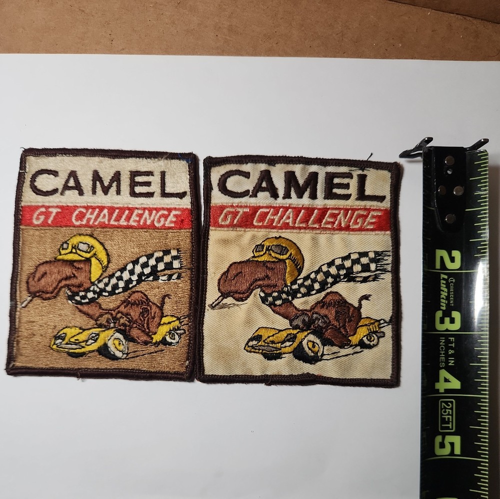 Camel GT Challenge Racing Team Patch - Vintage used
