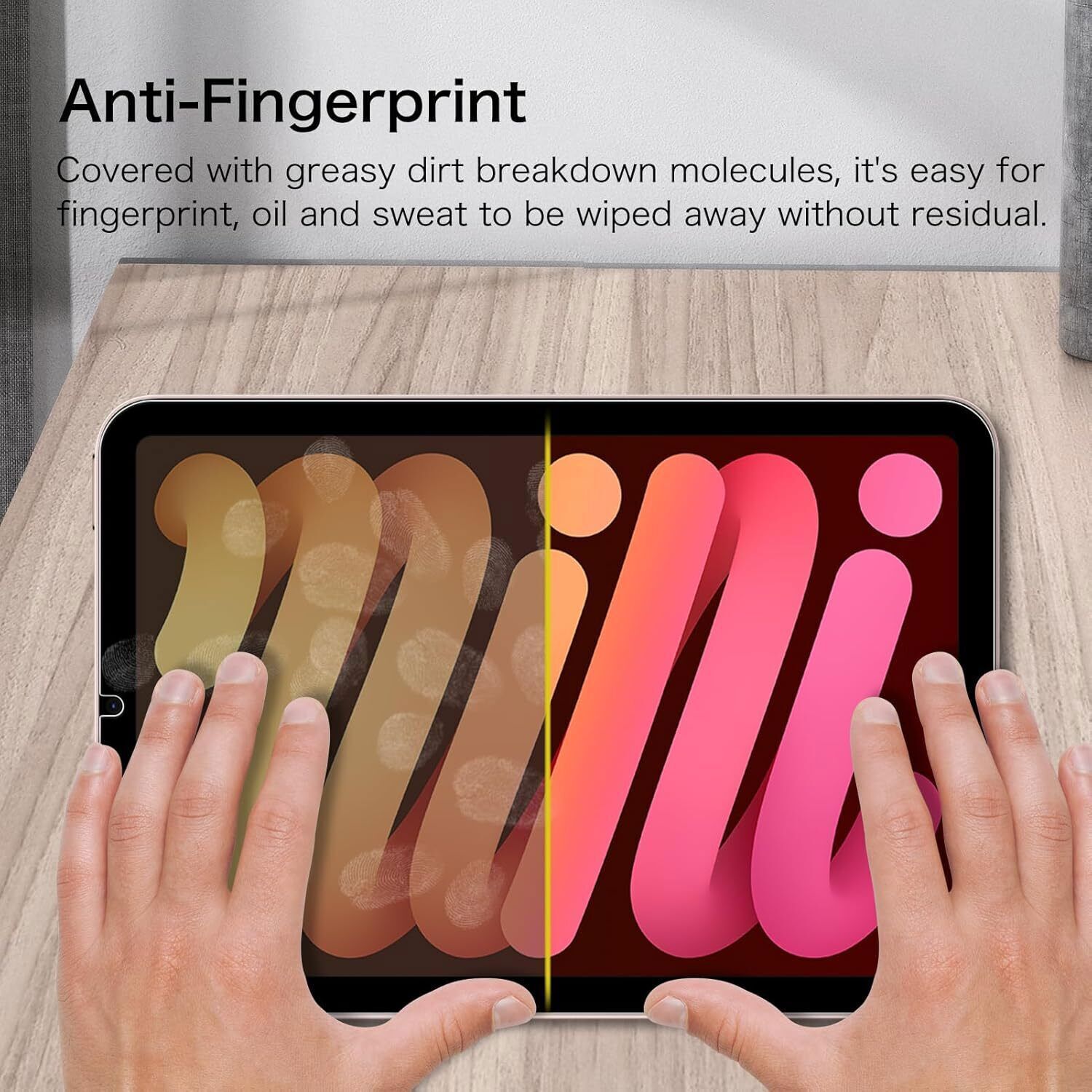 [2 Pack] Tempered Glass Screen Protector for iPad Mini 6th Generation (2021)