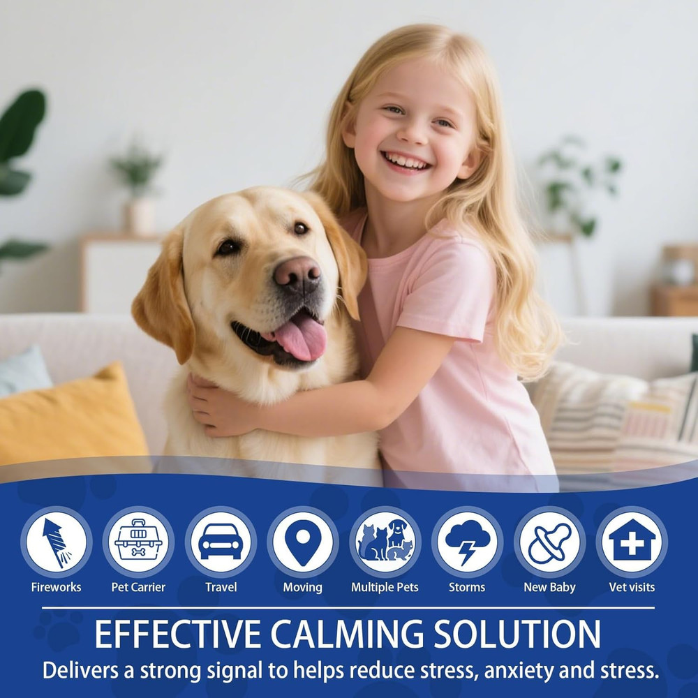 Dog Pheromone Calming Diffuser: Relaxing Pheromone Diffuser for Dogs Relief Stre