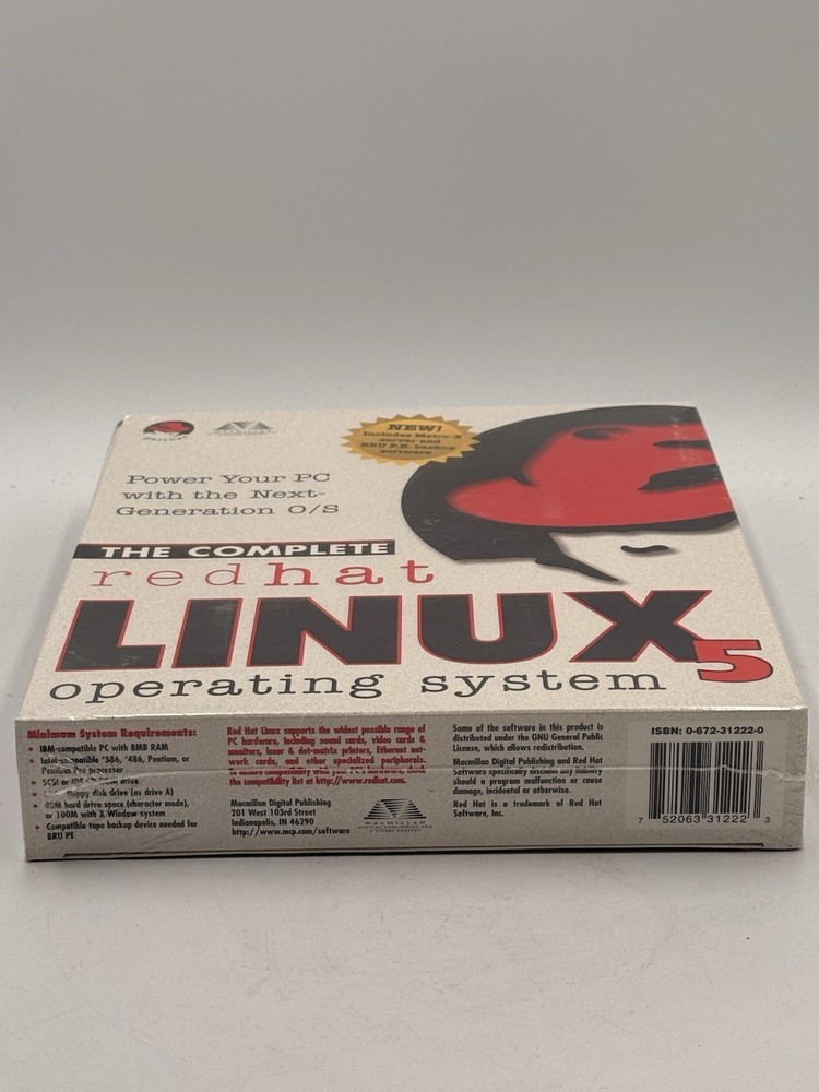 Red Hat Linux 4.2 Big Box | Complete Retail Set w/ 2 CD-ROMs (1996)