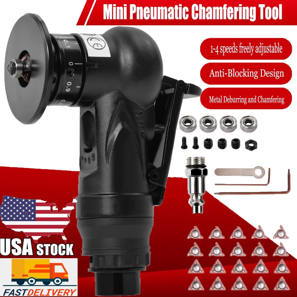 Pneumatic Chamfering Machine Metal Trimming handheld chamfer deburring tool US