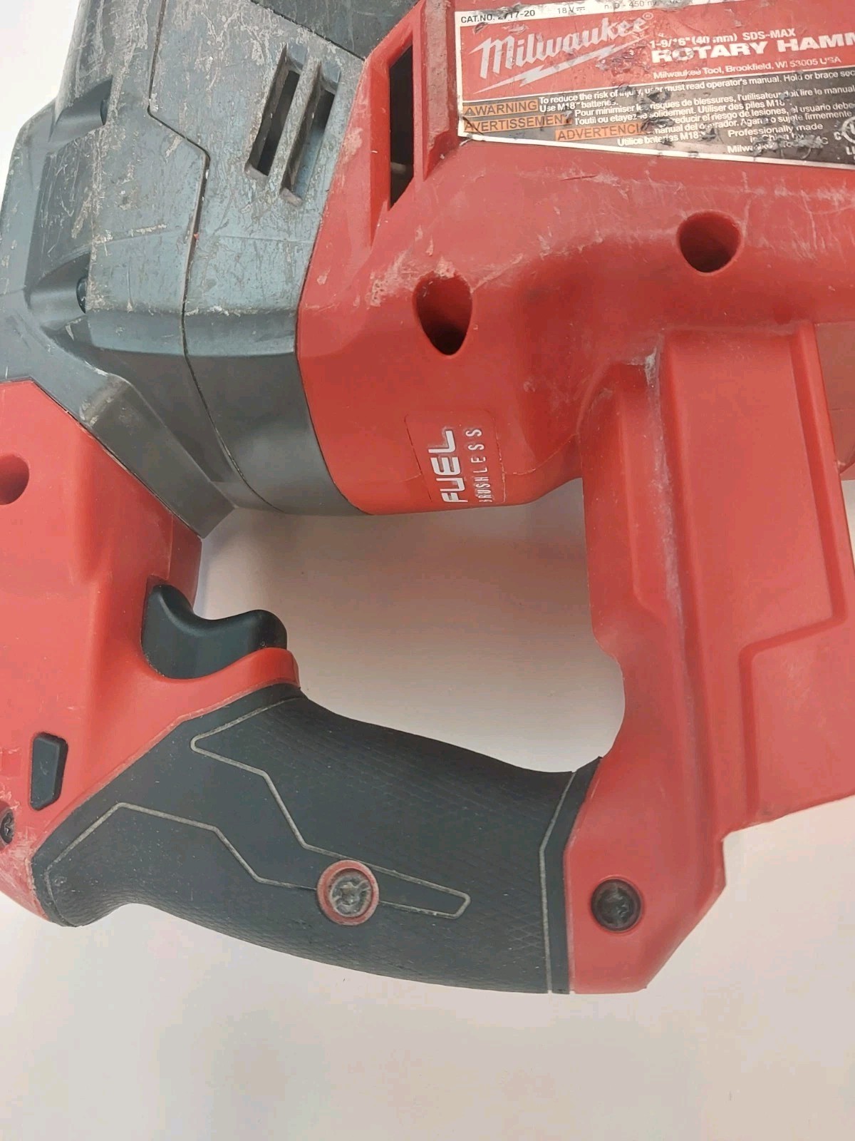 Milwaukee 2717-20 M18 FUEL 1-9/16" SDS Max Rotary Hammer - Red (271720)