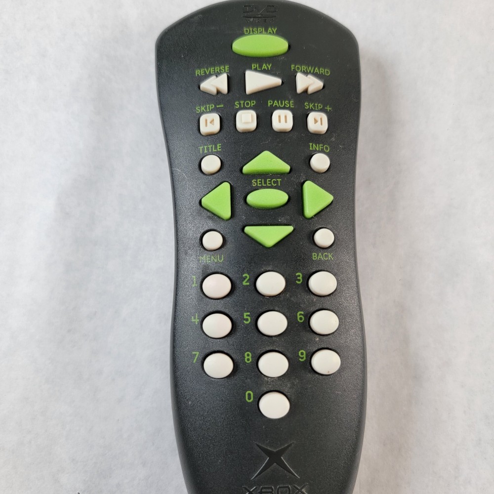 Microsoft Original Xbox DVD Movie Playback Remote Control + receiver Untested