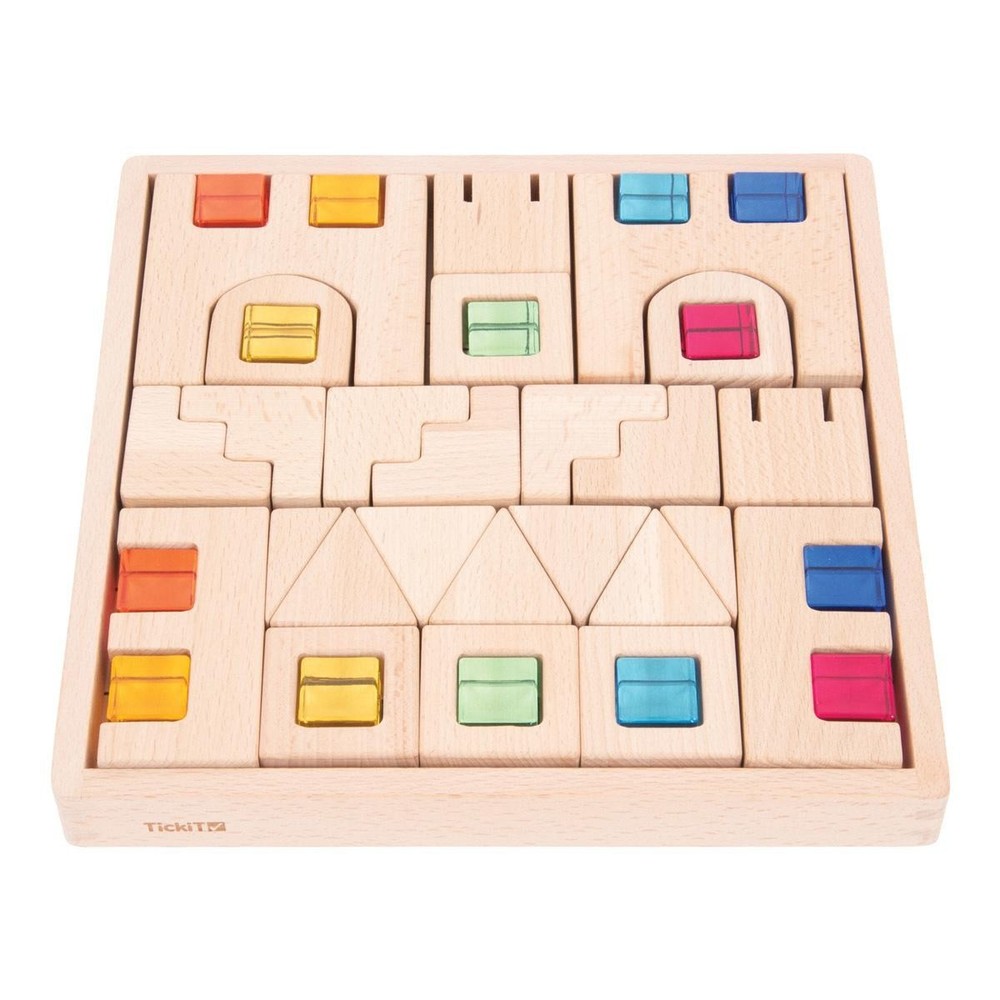 Learning Advantage Wooden Gem Blocks