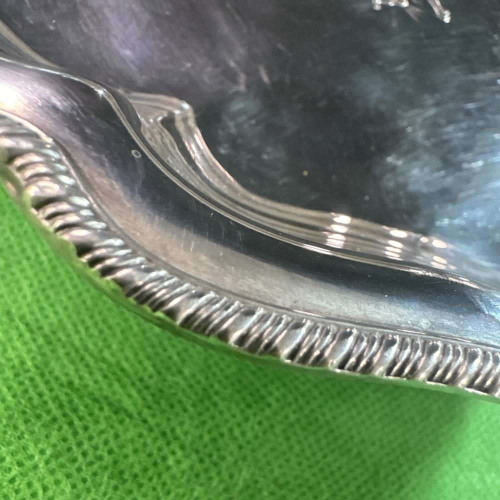 Vintage Prill Silver Co. Silver-Plated Serving Dish – 7” Wide