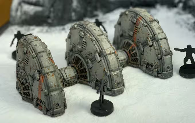 Generators for 28mm Legion Sci-fi Tabletop Terrain