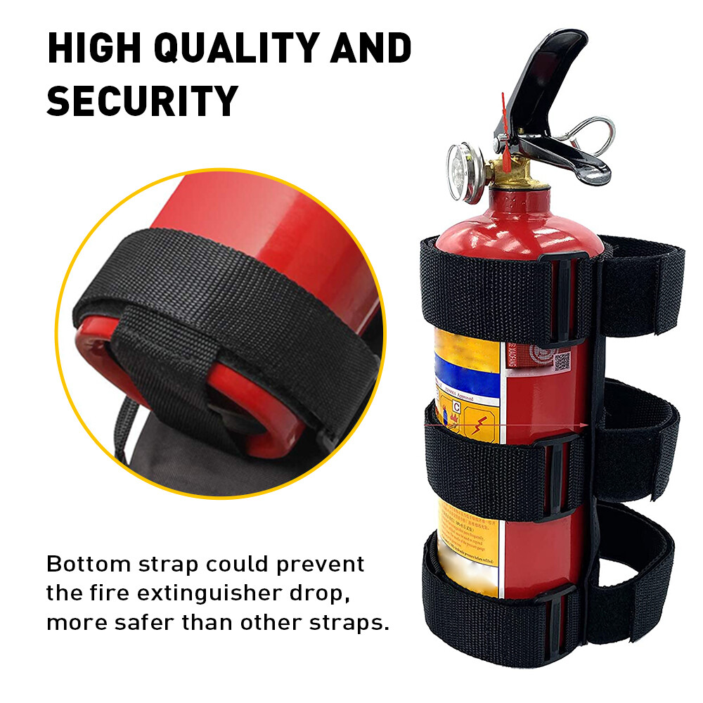 US Fire Extinguisher Car Mount Holder Bracket Adjustable Compatible For Jeep UTV