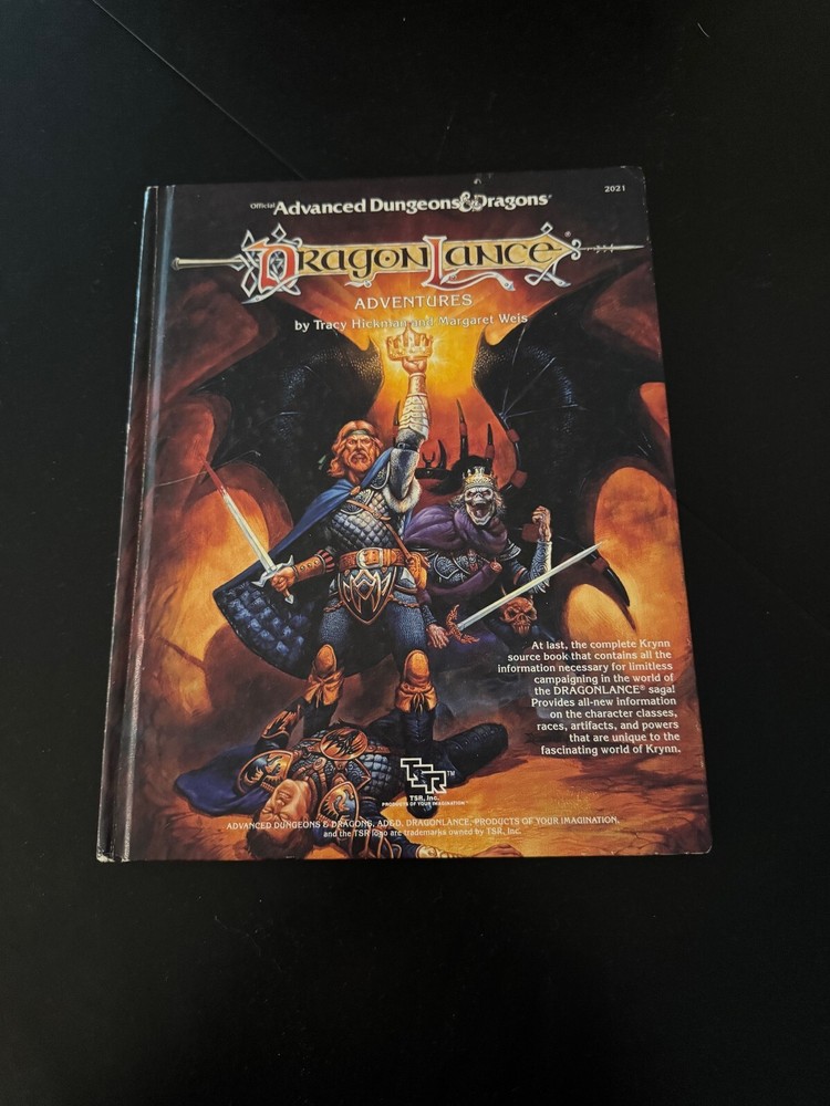 Advanced Dungeons & Dragons Dragonlance Adventures 2021 Sourcebook RPG BF3