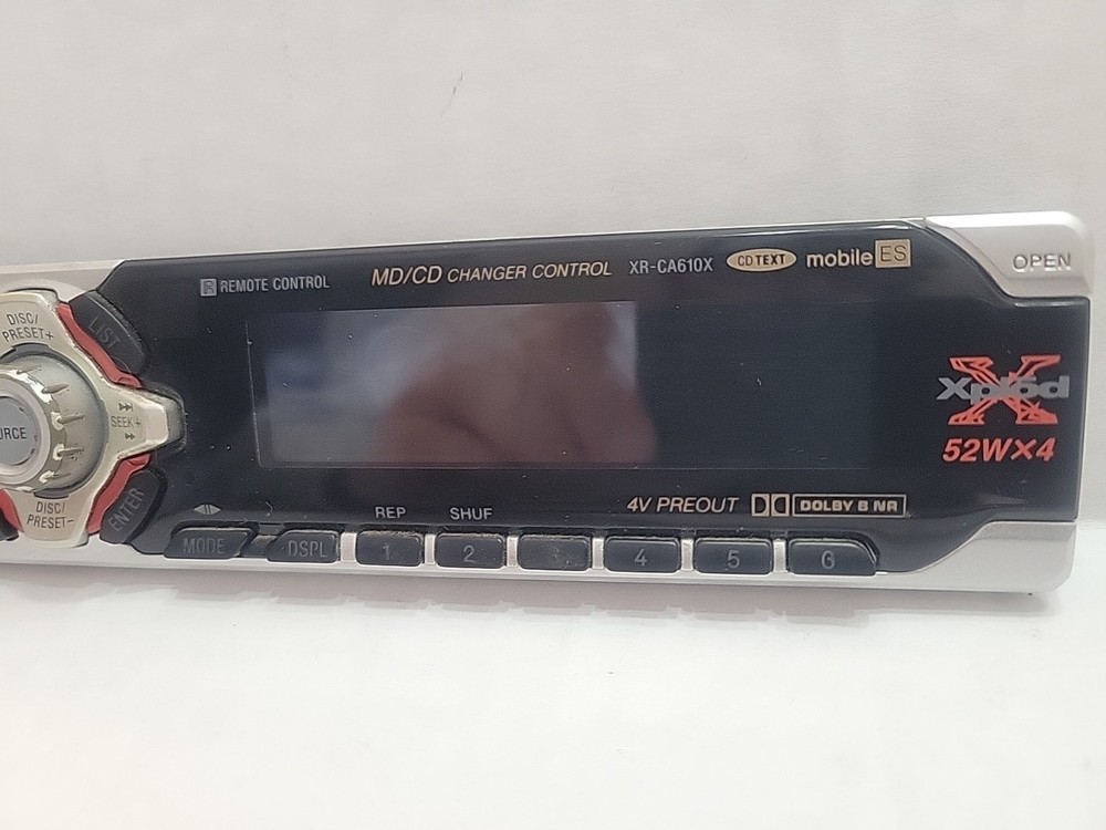 Sony XR-CA610X FACEPLATE ONLY