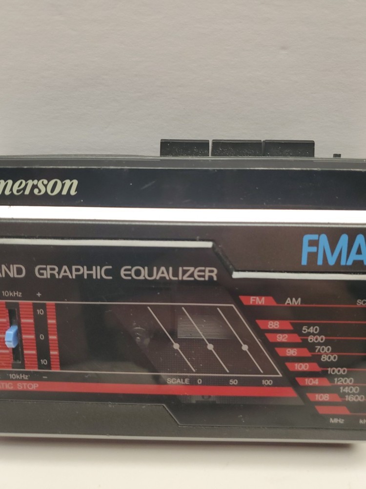 Emerson CRS 25BP Cassette Player Working