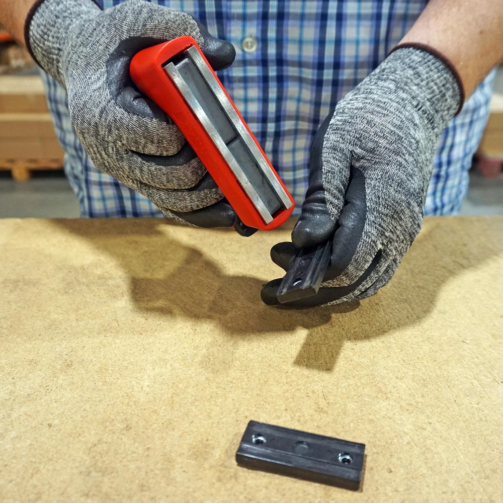 Master Magnetics Strong Magnet with Ergonomic Handle - 100 lb Pull Force, Red...