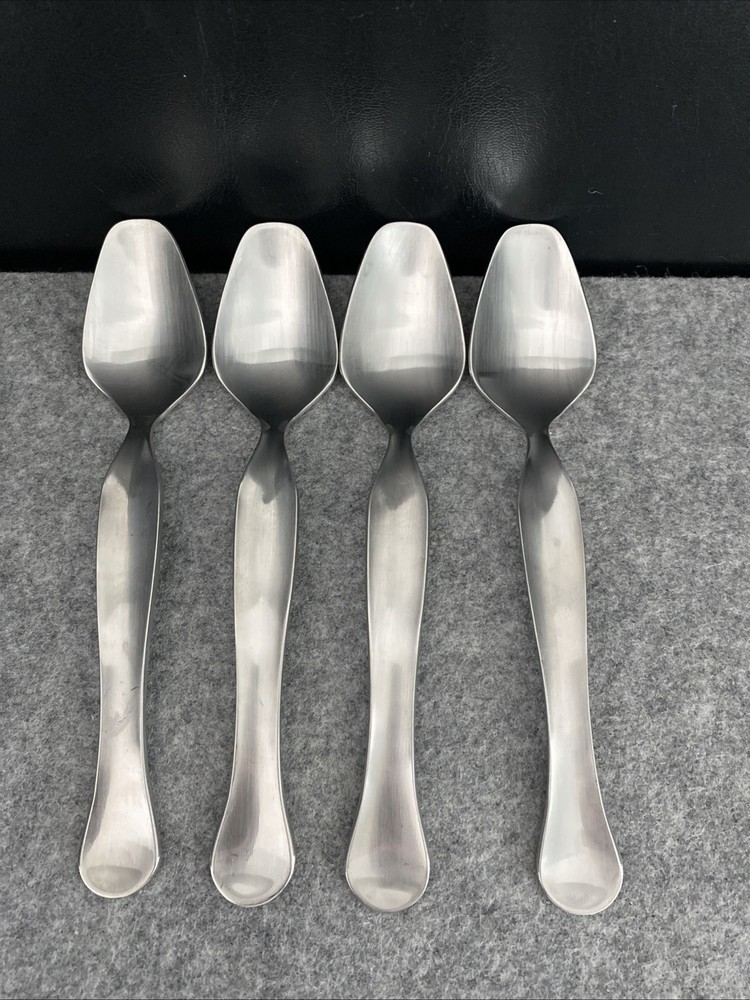 4 Retroneu 18/10 Stainless SILHOUETTE Flatware Dinner Spoon Flatware