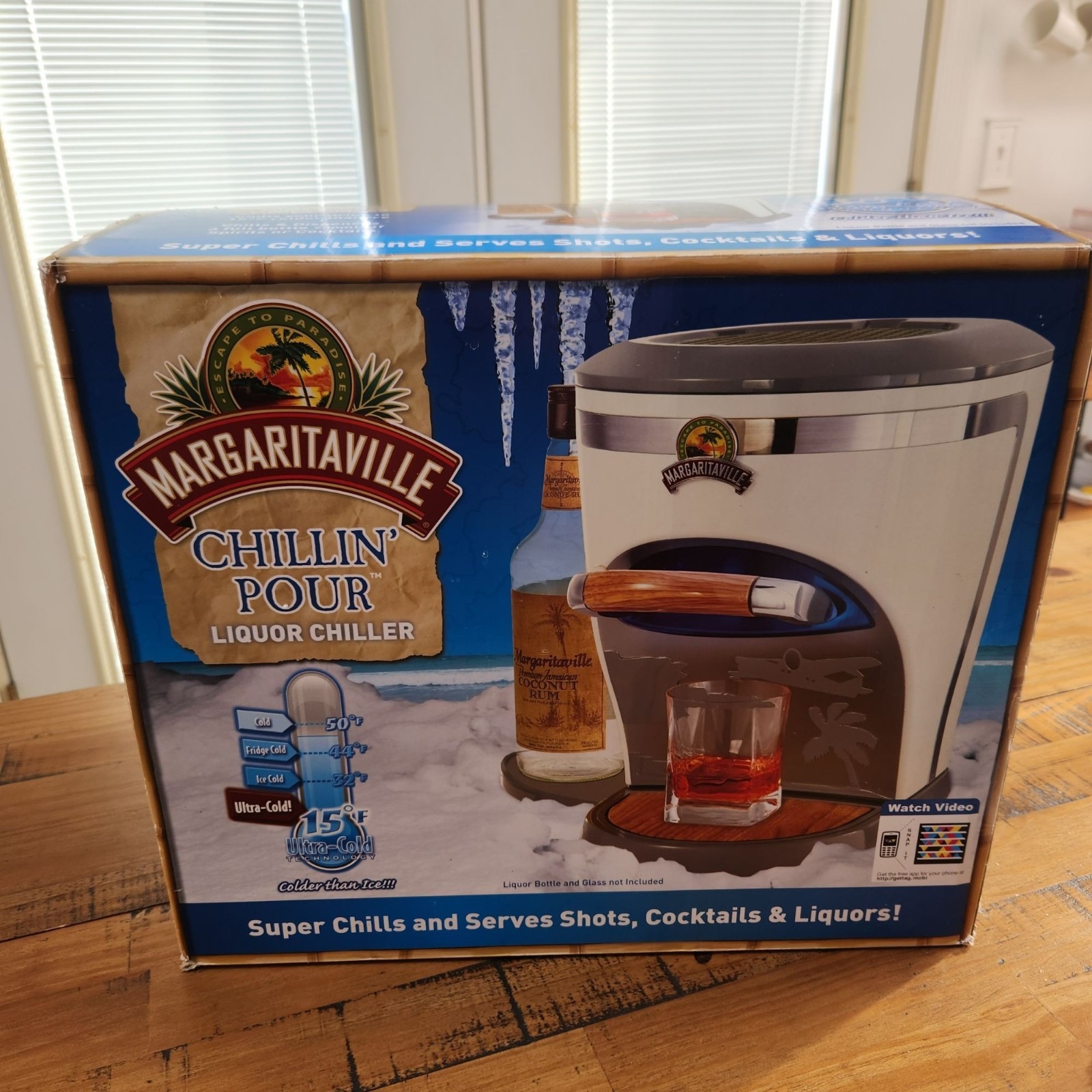 Margaritaville Open Box Chillin' Pour Liquor Chiller Shot Machine Dispenser