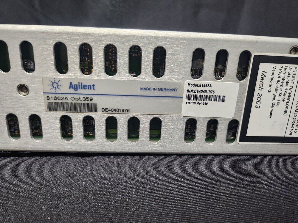 HP/Agilent 81662A : DFB Laser Source Module (Opt.359) (1976)