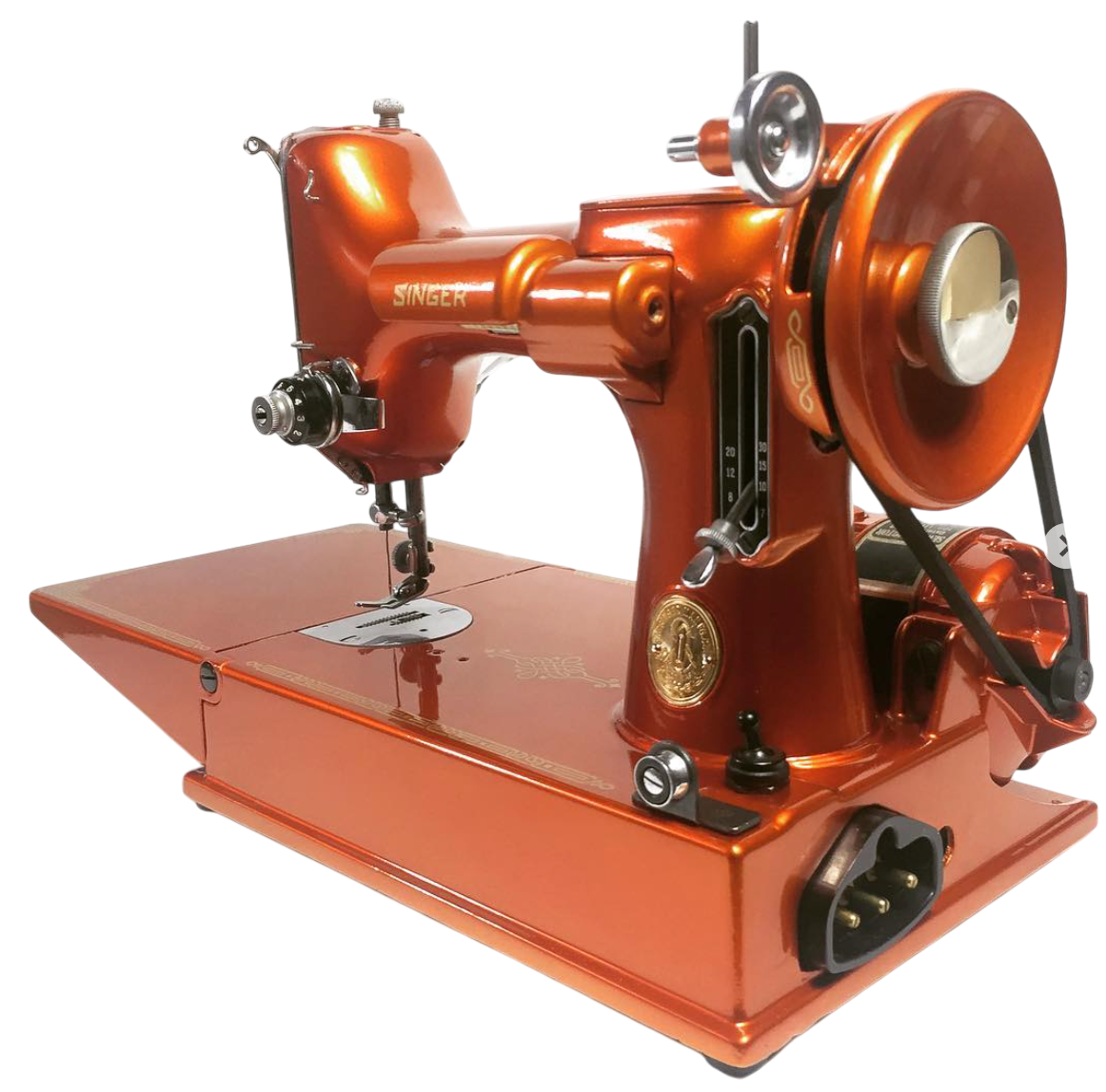 Singer Featherweight 221 Sewing Machine Custom Painted Color of Choice