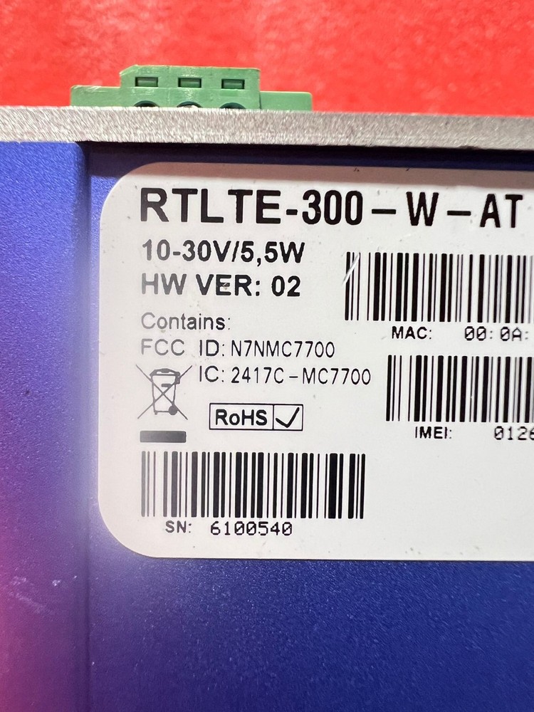 Advantech Spectre LTE RTLTE-300-W-AT